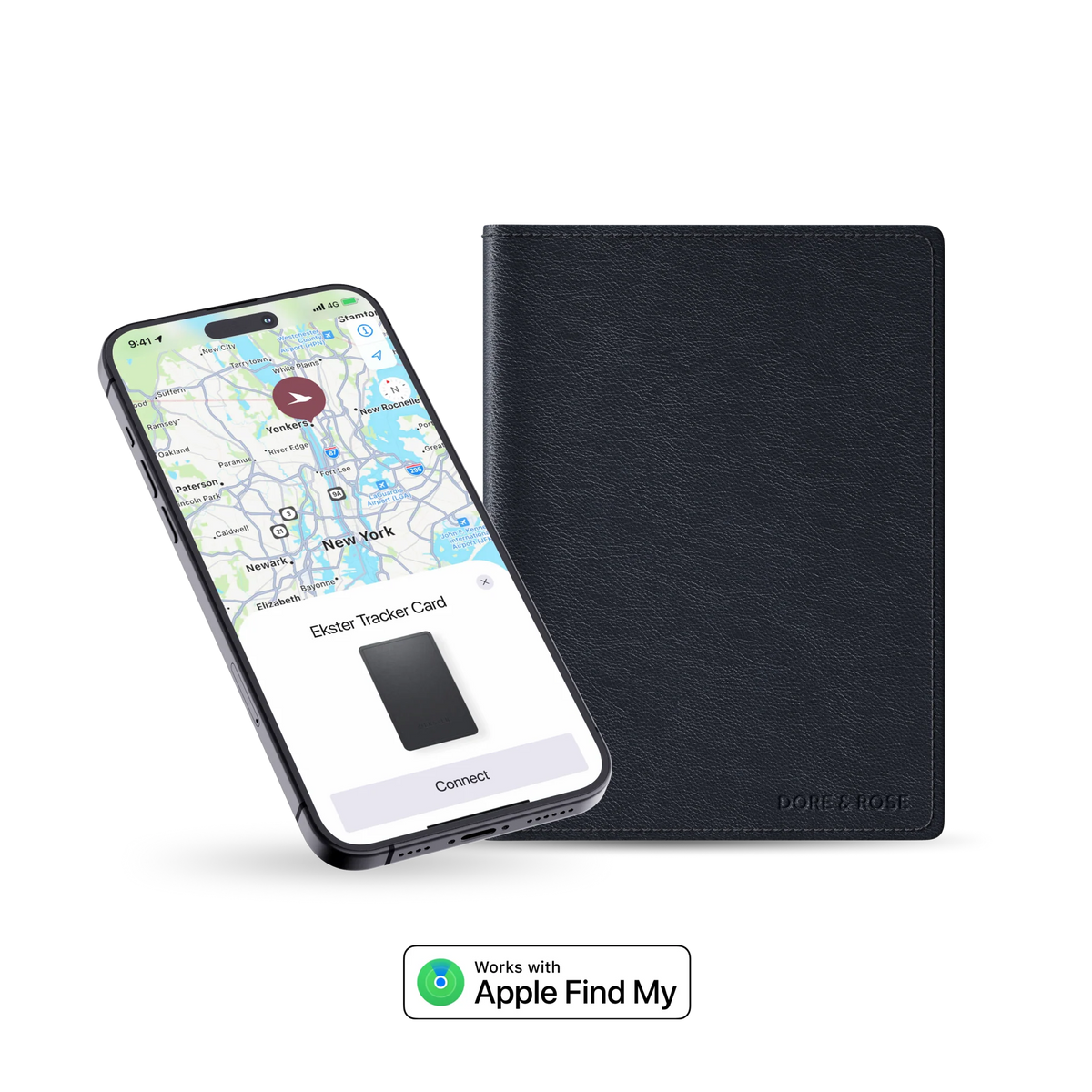 Trackable Passport Wallet  Ekster x Dore & Rose